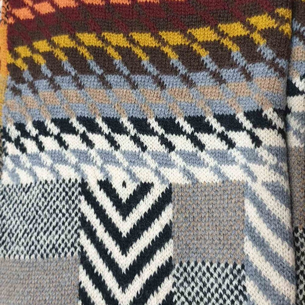 MISSONI Italian Designer Scarf Fashion Shawl Unisex Fall Winter Wrap Accessory - Picture 4 of 8
